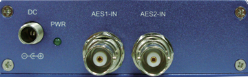 analog audio conversion front