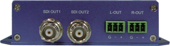 Mini converter embedded SDI to V/A back panel