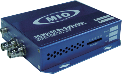 embedded SDI to analog audio & video converter