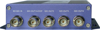 SD-SDI Video distribution amplifier front