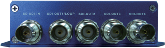 SD-SDI Video distribution amplifier front