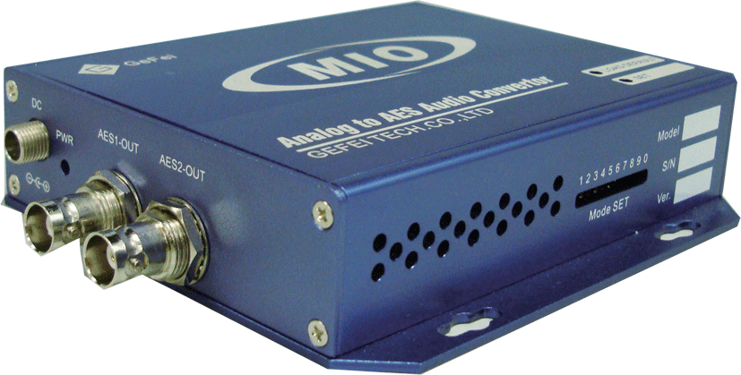 Analog audio to AES converter