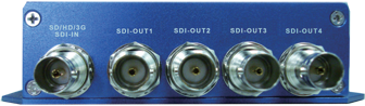 HD-SDI Video distribution amplifier front